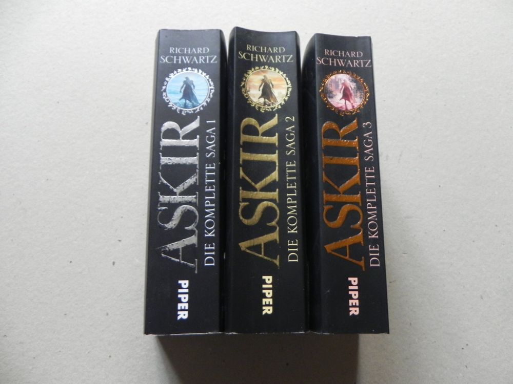 3 Bücher Askir Fantasy Roman Richard