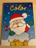 Weihnachts-Malbuch für Kinder, Ausmalbilder und Rätsel