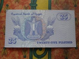 EGYPTE  25 Piastres  Billet