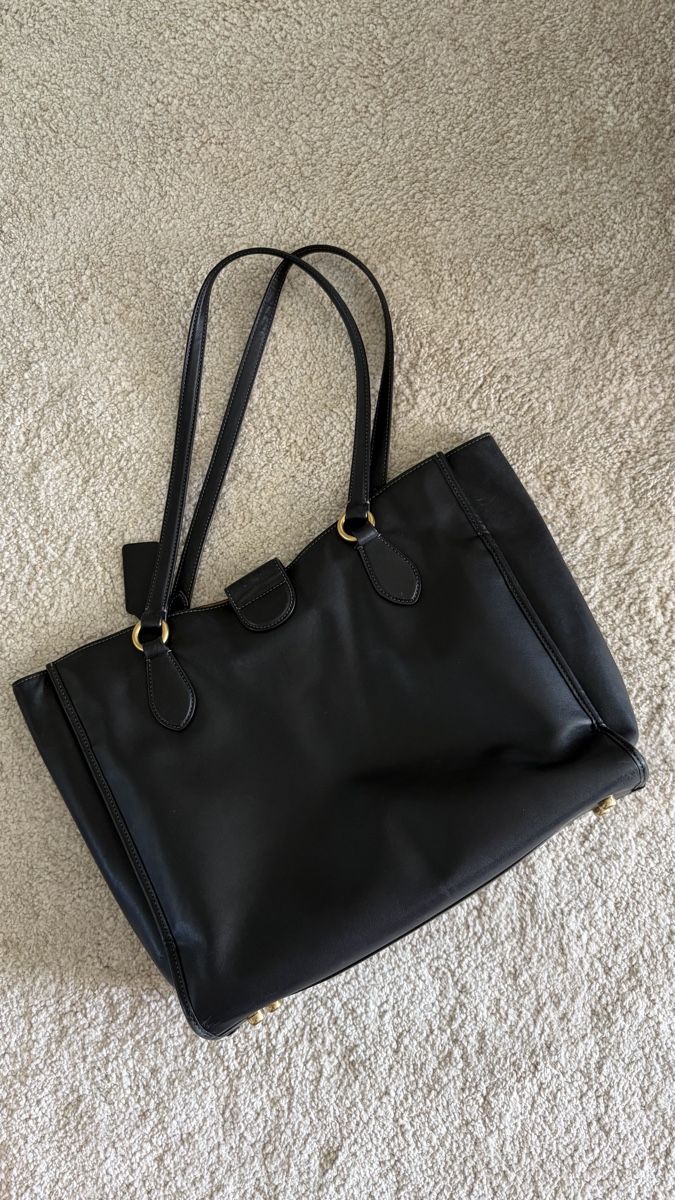 Coach Borse da donna: Schwarze Ledertasche von Coach – Usato da Rombach venduto da mel_c8vx 1