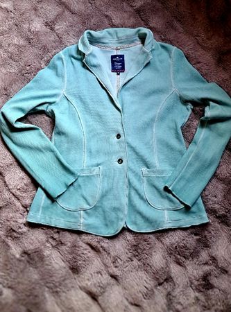 Tom Tailor Blazer Baumwolle türkis Grösse M gebraucht
