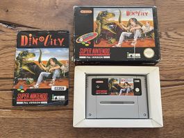 Super Nintendo DinoCity PAL Version Spiel mit Box