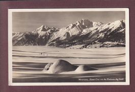 MONTANA - Haut de Cry vu du Golf - 1932