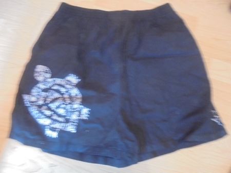 Shorts schwarz/weiss Gr. L Baumwolle NEU