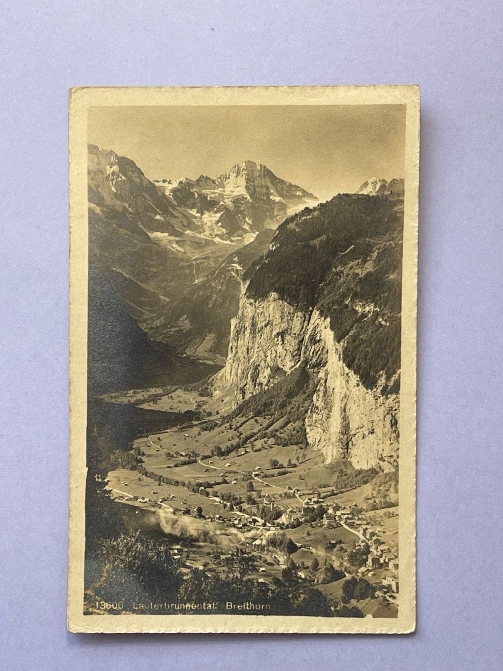 Cartoline postali: Lauterbrunnental - Breithorn – Usato da Steg VS venduto da _vinci_