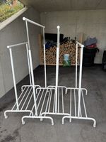 Kleiderständer IKEA weiss Rollen verstellbar, Top