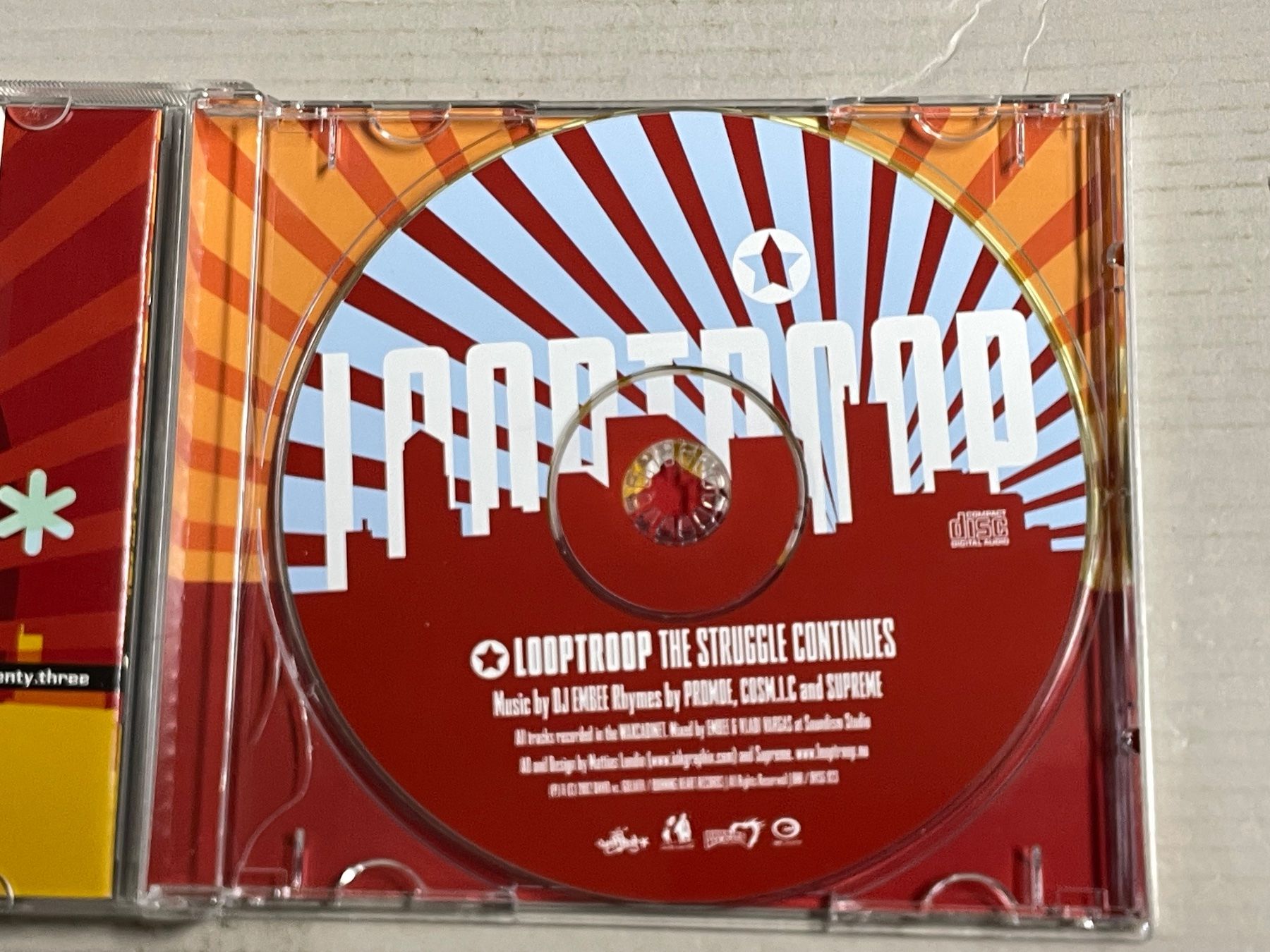 CD: Looptroop - The Struggle Continues - Conscious Rap - Top – Usato da Muri b. Bern venduto da AdidasCollector 3