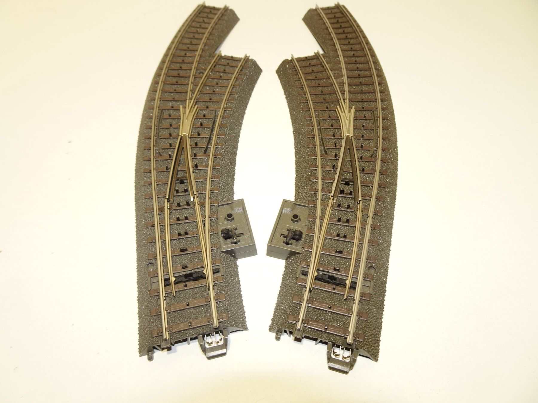 2 Märklin C-Gleis Schienen Weichen Digital HO 24671 24672 (Gebraucht ...
