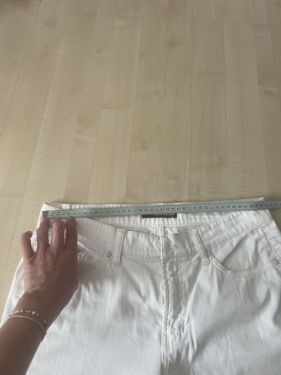 Cambio Jeans: Damen Jeans weiss CAMBIO Gr. 44  – Usato da Winterthur venduto da Fabelhaft123 1