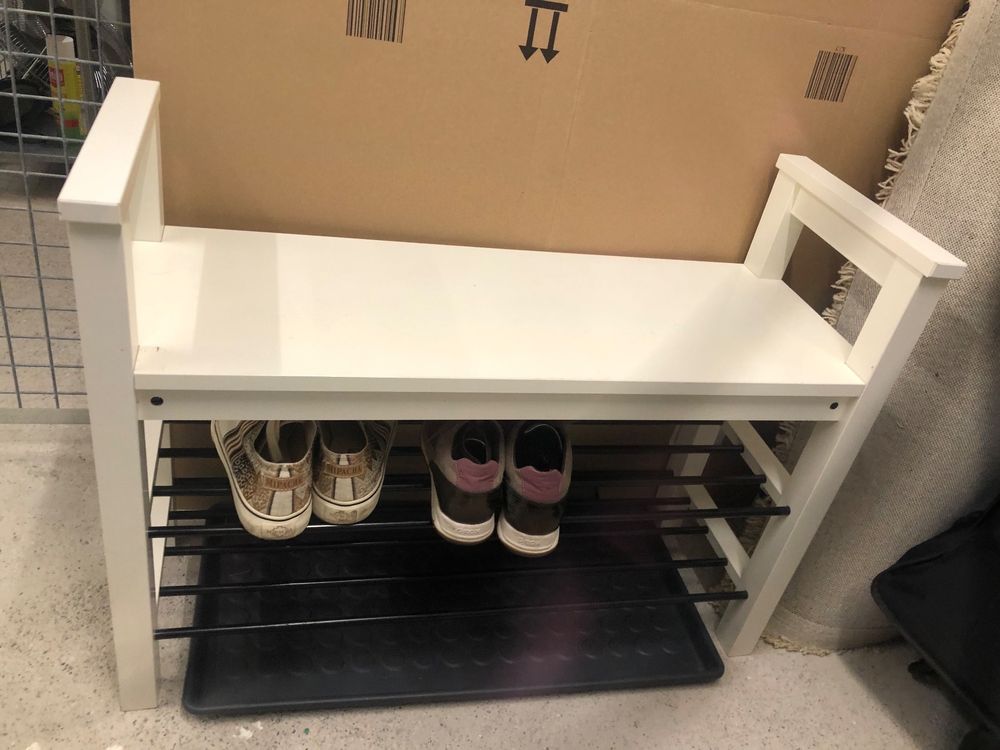 Schuhregal Ikea Hemnes weiß Kaufen auf Ricardo
