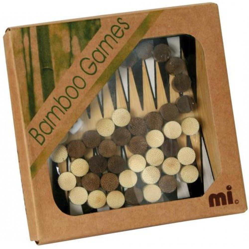Giochi: Mini Backgammon Bamboo (NEUF) – Nuovo e nell'imballaggio originale da Meyrin venduto da ChiaraMania 1