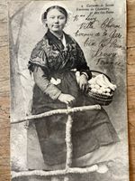 antike Ansichtskarte Tracht, Savoyen, Frankreich, Chambéry