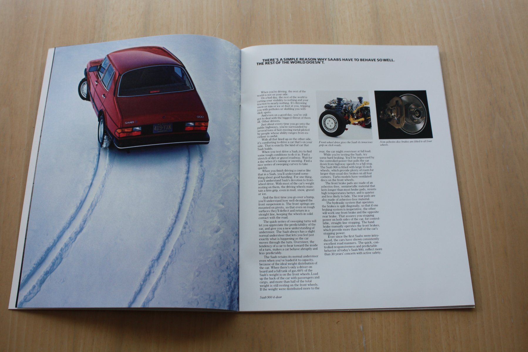 Saab Documenti: Saab 900 USA Prospekt 1986 – Usato da Wikon venduto da erwin400 3