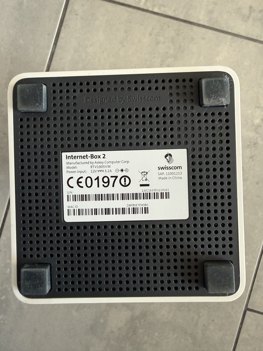 Swisscom Modem & Router: Swisscom Internet Box 2 – Usato da Chur venduto da bia_mdq7 1