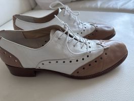 Luca Grossi Echtleder Schuhe Gr. 40 Made in Italy Top!