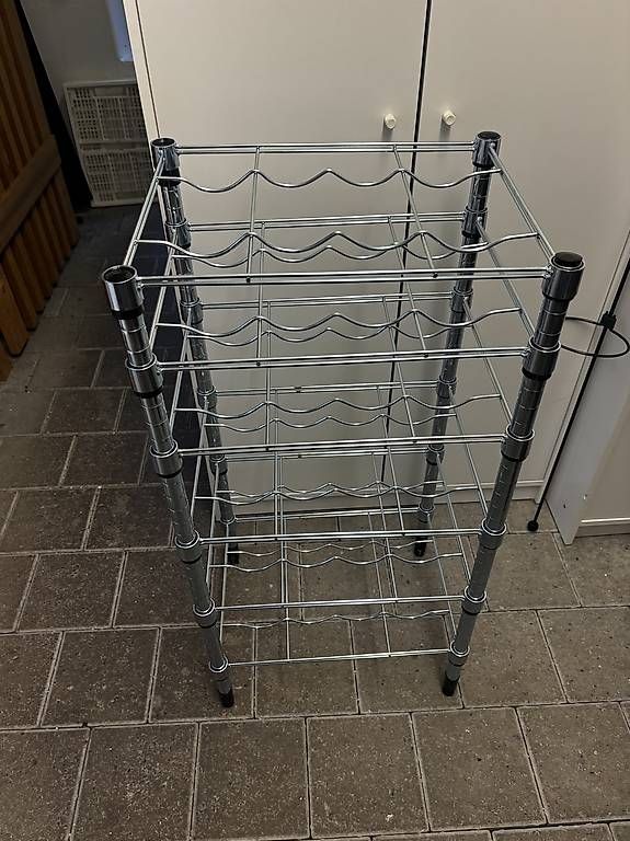 Ikea Étagères: Flaschenregal Metall Silber 5 Ebenen – D'occasion à Cham par kaiimholz