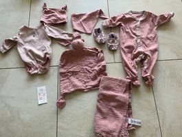 Next Geschenkset 56/62, bis 3 Mt. plus Robeez Krabbelschuhe