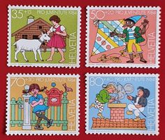 PRO JUVENTUTE SATZ KOMPLETT 290 - 293 1984** POSTFRISCH