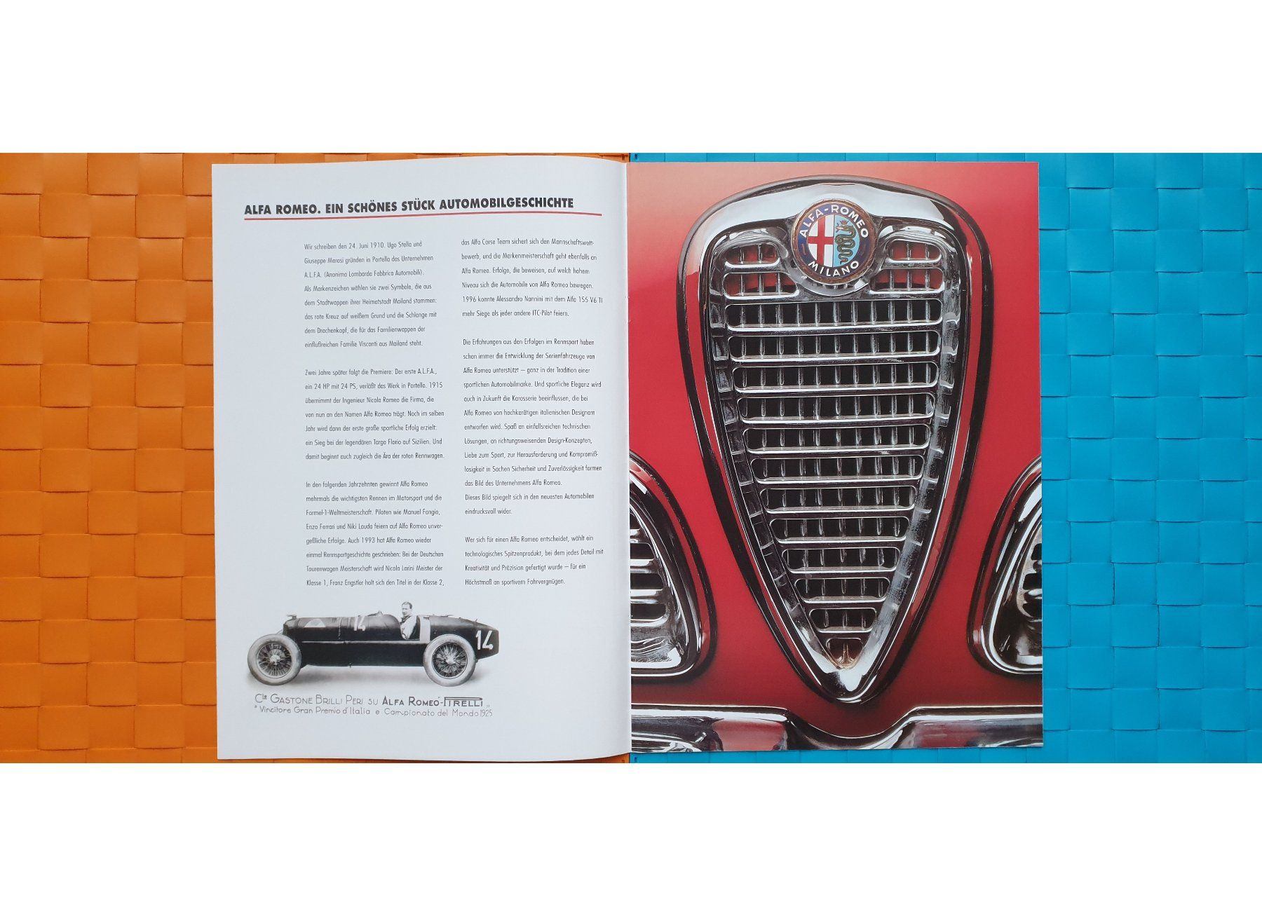 Riviste & Magazine: ALFA ROMEO PROGRAMM 1997 - Prospekt / Katalog – Nuovo (secondo la descrizione) da Viganello venduto da CARLiteratur 1
