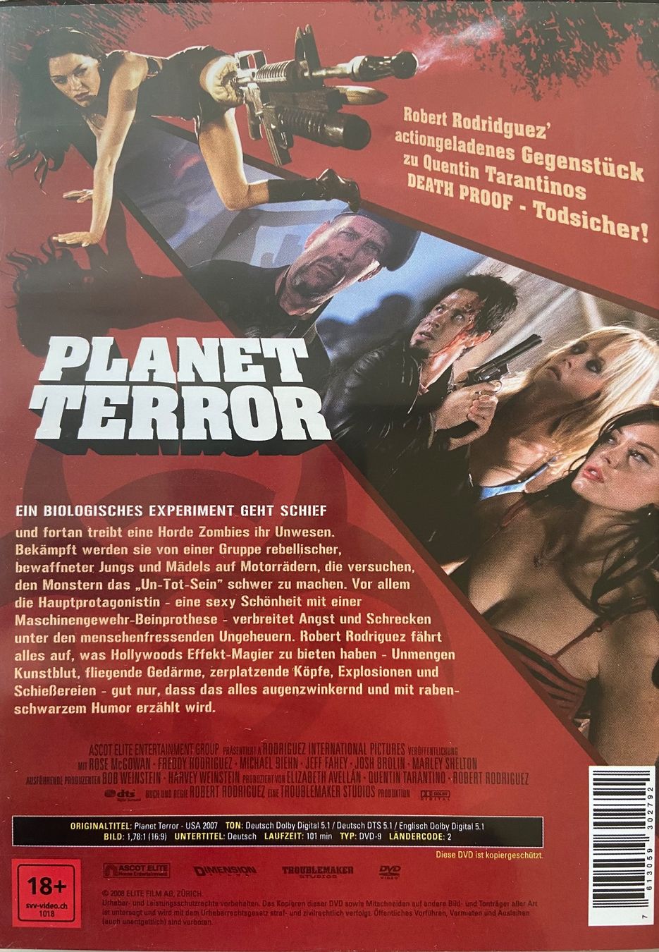 Tous les DVDs: Planet Terror - Robert Rodriguez – D'occasion à Widnau par ama_7xzk 1