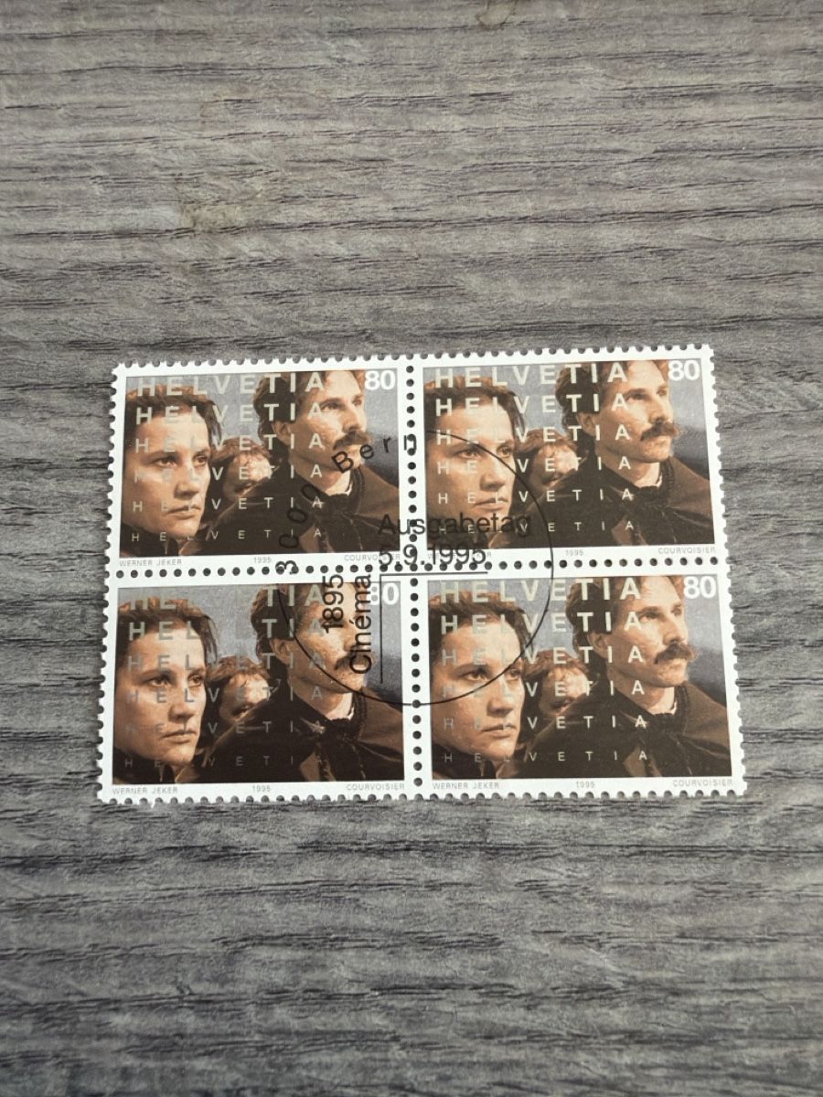 Alle Briefmarken: Briefmarken Block 4er "1895 Cinéma" 1995 – Neu (gemäss Beschreibung) aus Tafers von nicole.ts