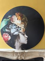 Modernes rundes Wandbild (Durchmesser 110 cm)