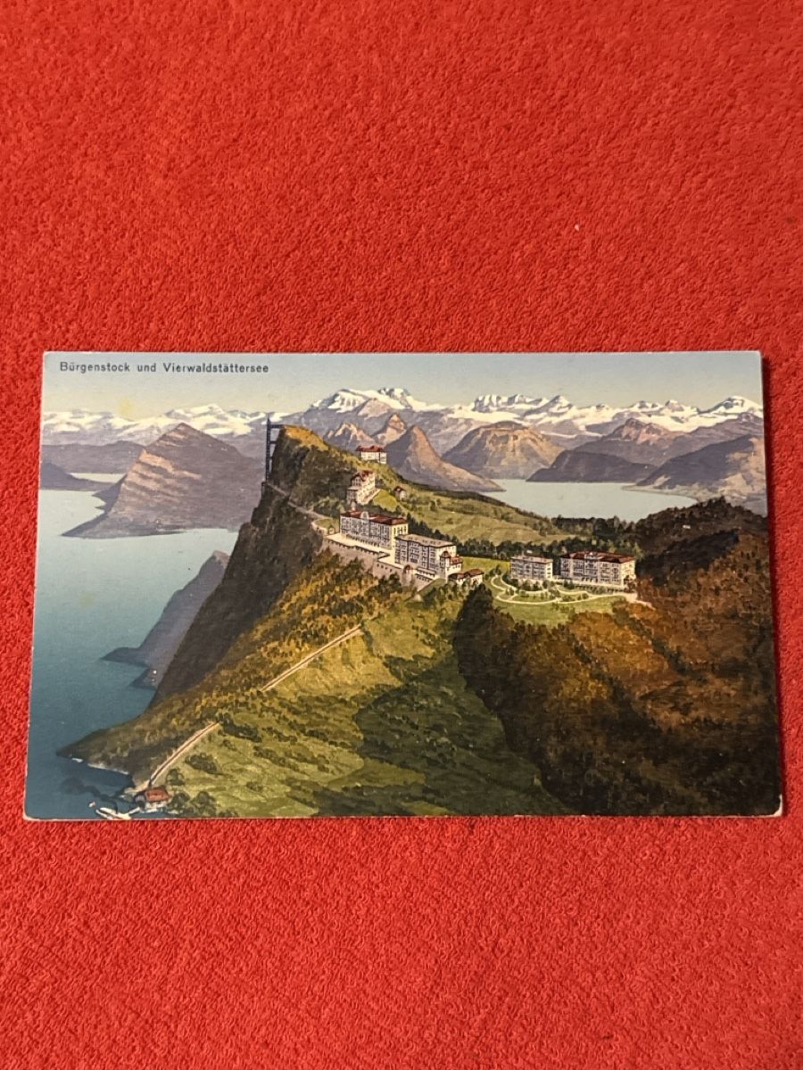 Cartoline postali: Ak Bürgenstock& Vierwaldstättersee – Usato da St. Antönien venduto da and_75rc