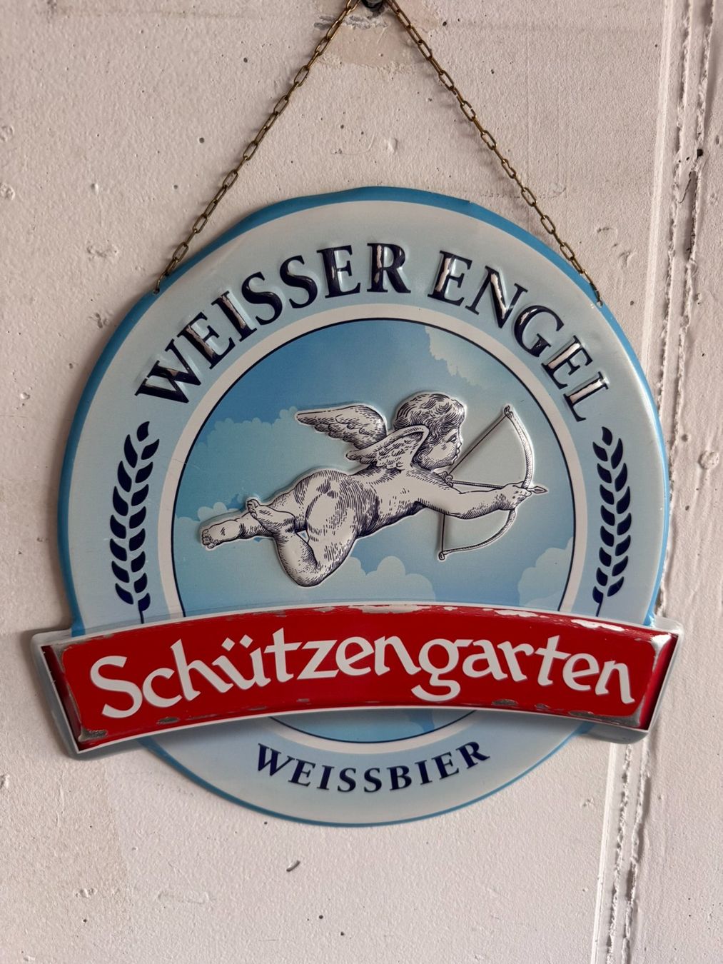 Schilder: Aluschild Schützengarten Weissbier – Gebraucht aus Wallenwil von Ramos3 2