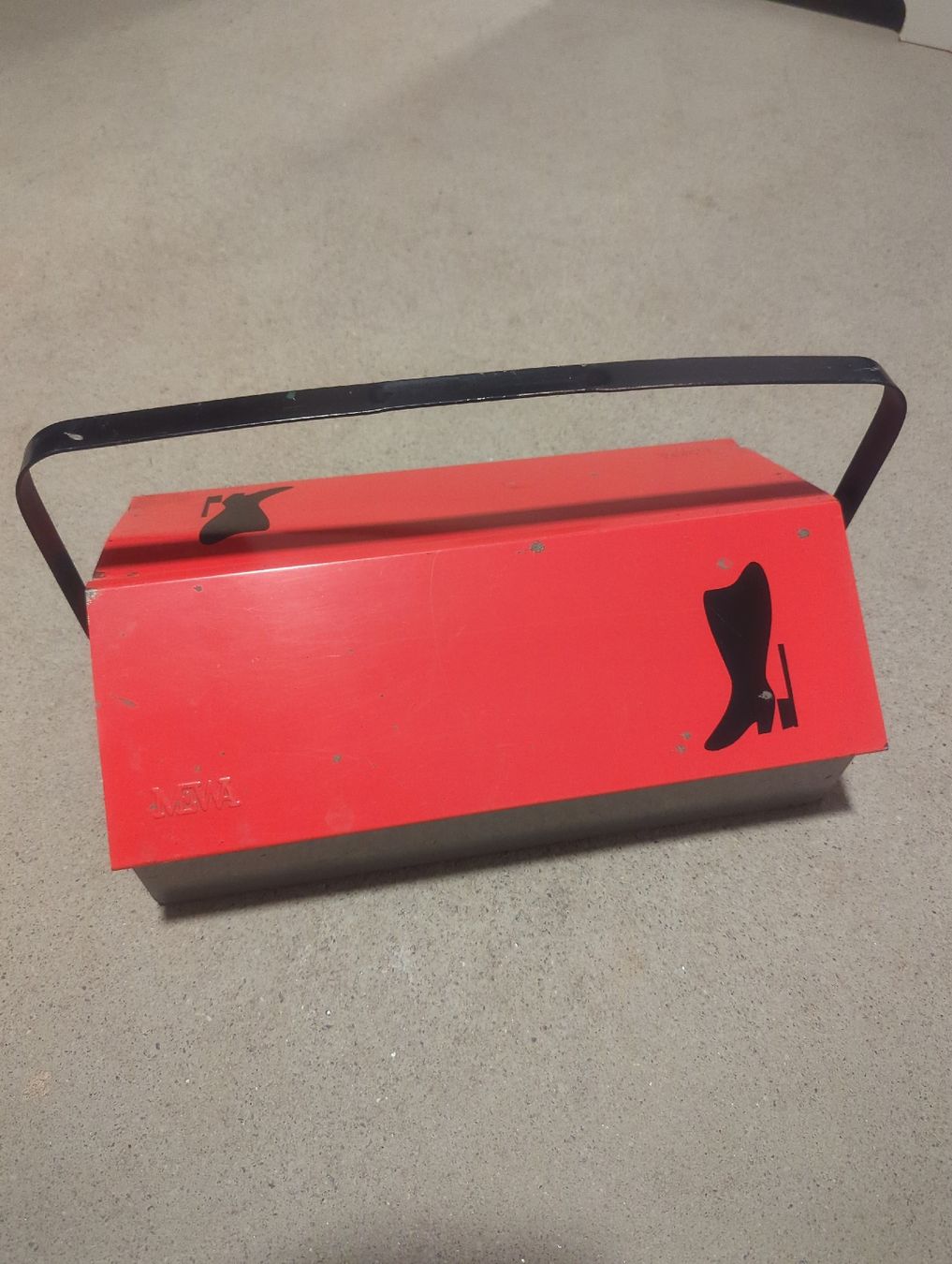 Transportkisten: Schuhputz Box oder Wekzeugkiste aus Metall – Gebraucht aus Wauwil von MEC-NET