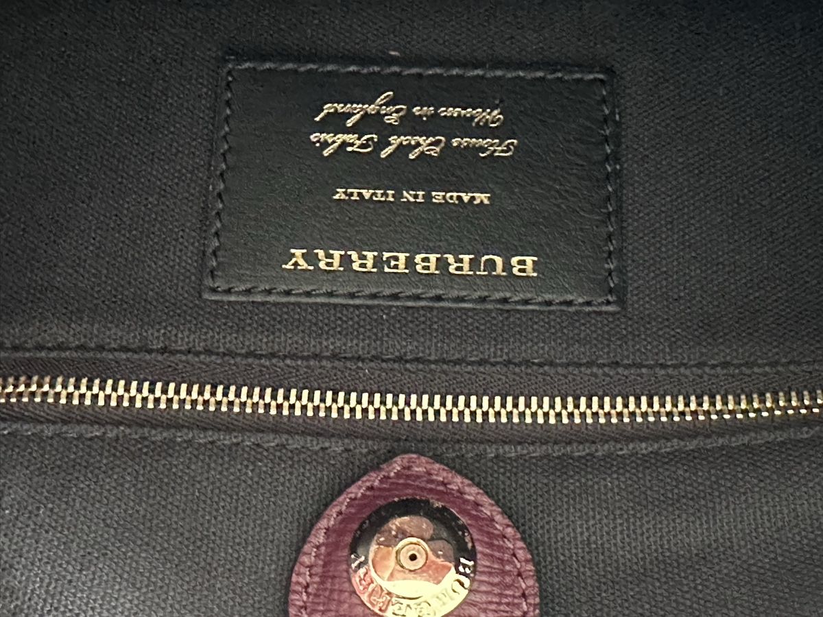Burberry Borse da donna: Burberry bag - Banner leather and canvas – Usato da Laupen BE venduto da Smythe 6