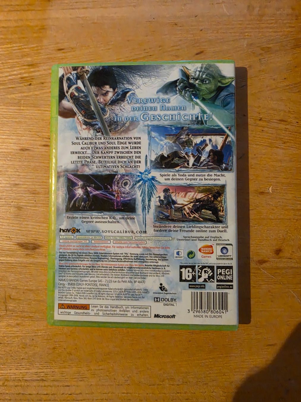 Giochi: Xbox 360 Soul Calibur IV ab 1.- – Usato da triesenberg venduto da wisi369 1