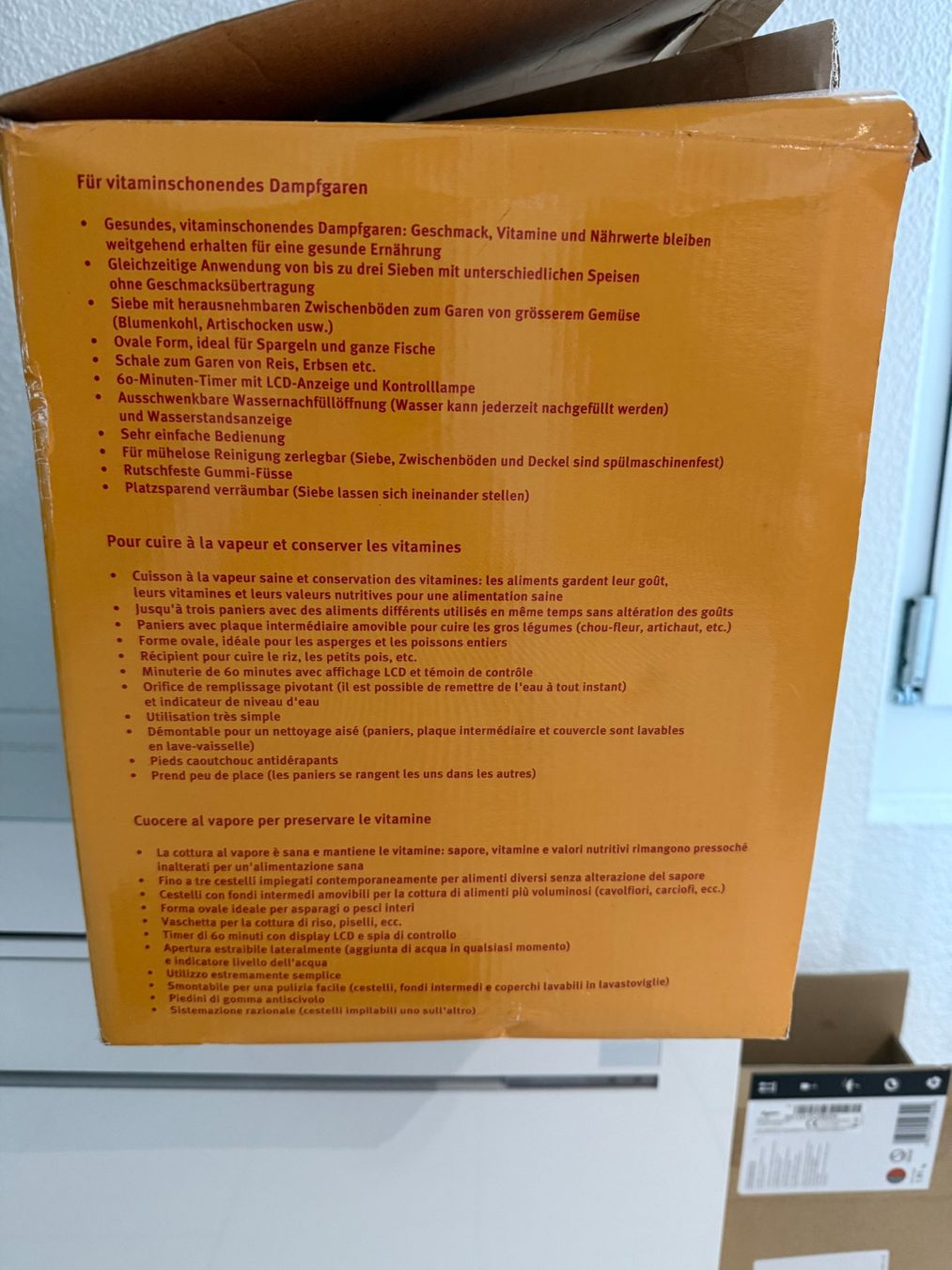 Migros Elettrodomestici da cucina: Dampfgaren actilife Steamer – Nuovo e nell'imballaggio originale da Herzogenbuchsee venduto da Dimi88 1