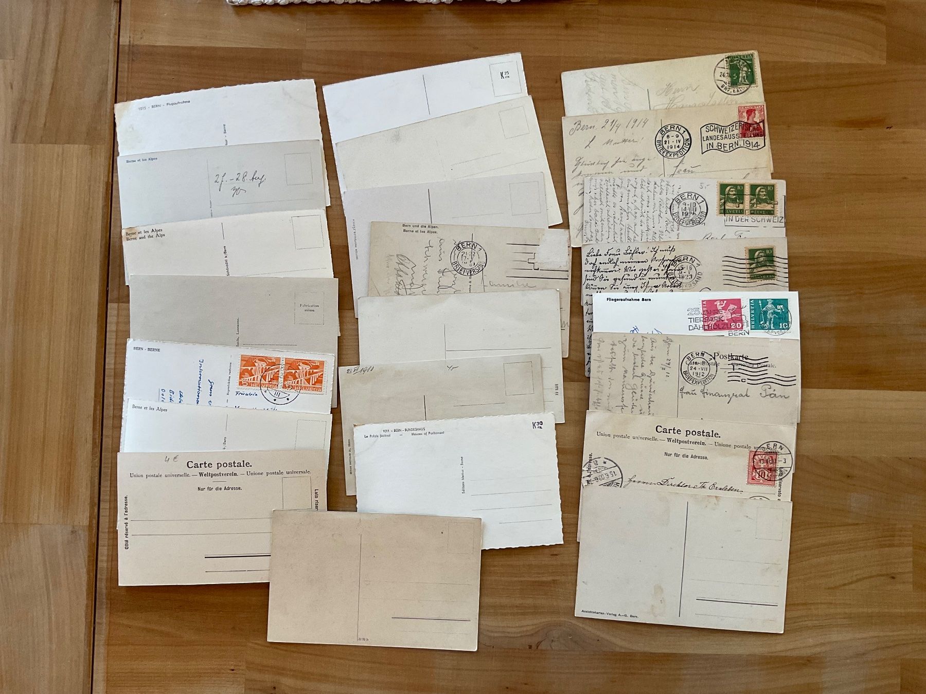 Ansichtskarten: AK Sammlung von Bern / Kleinformat – Gebraucht aus Rümlang von Kartenpost1 1