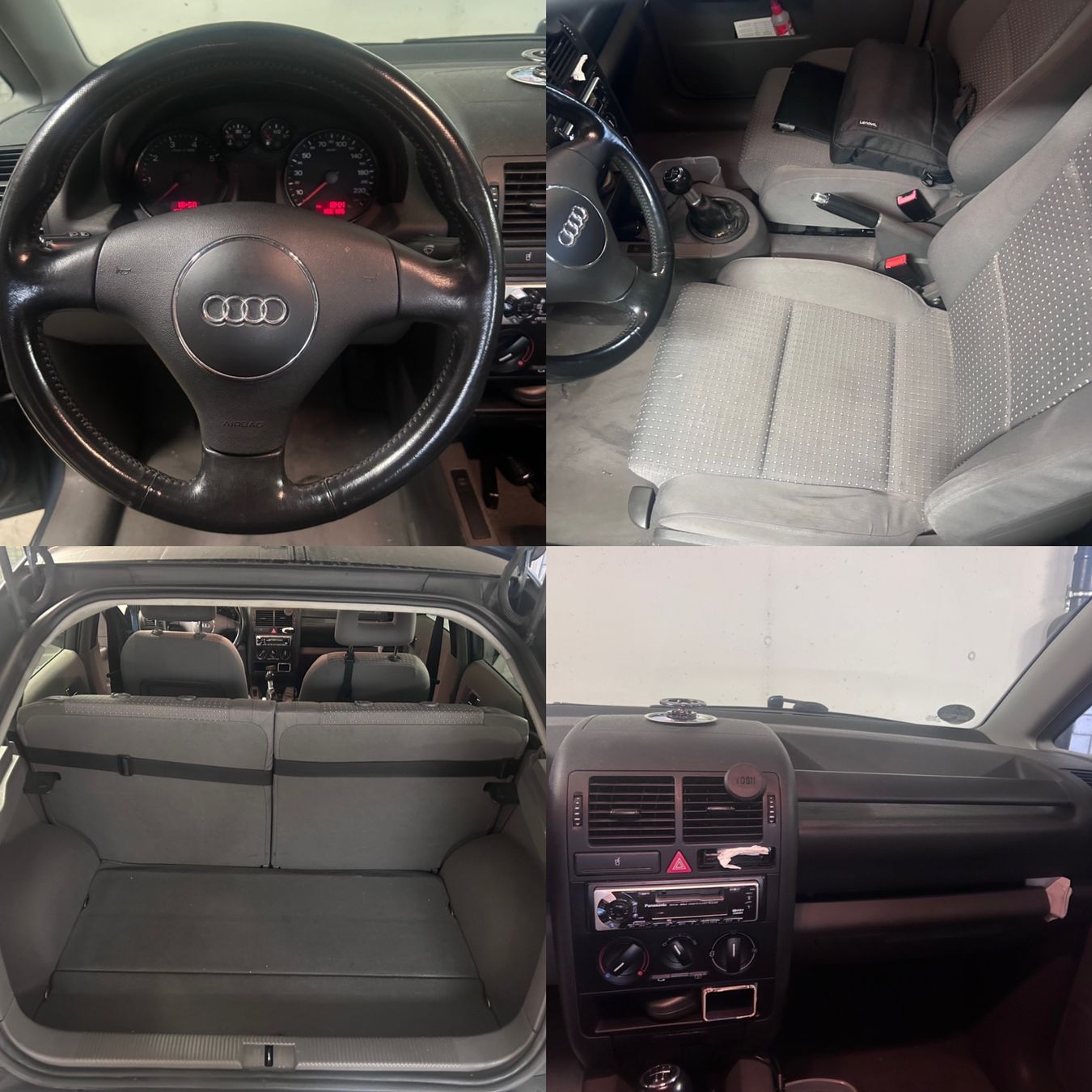Audi Automobili: Audi A2 Limousine blau 1.4 ab 1.- Sfr. – Difettoso da Zürich venduto da Binoemli 8