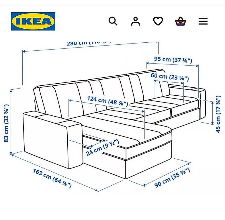 Sofas: Ikea Sofa KIVIK Grau – Gebraucht aus Wabern von Naxn 1