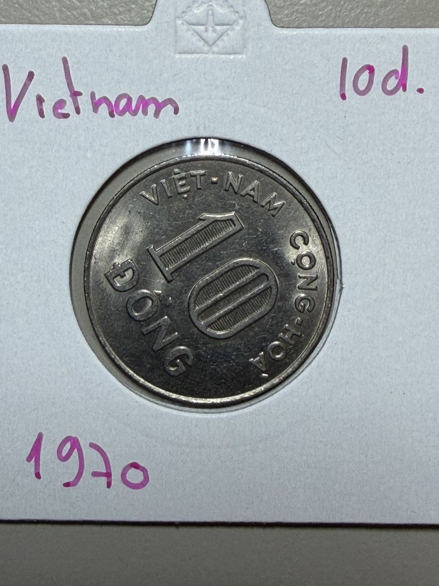 Tutti le monete: Vietnam - 10 dong - 1970 – Usato da Payerne venduto da Mike1682