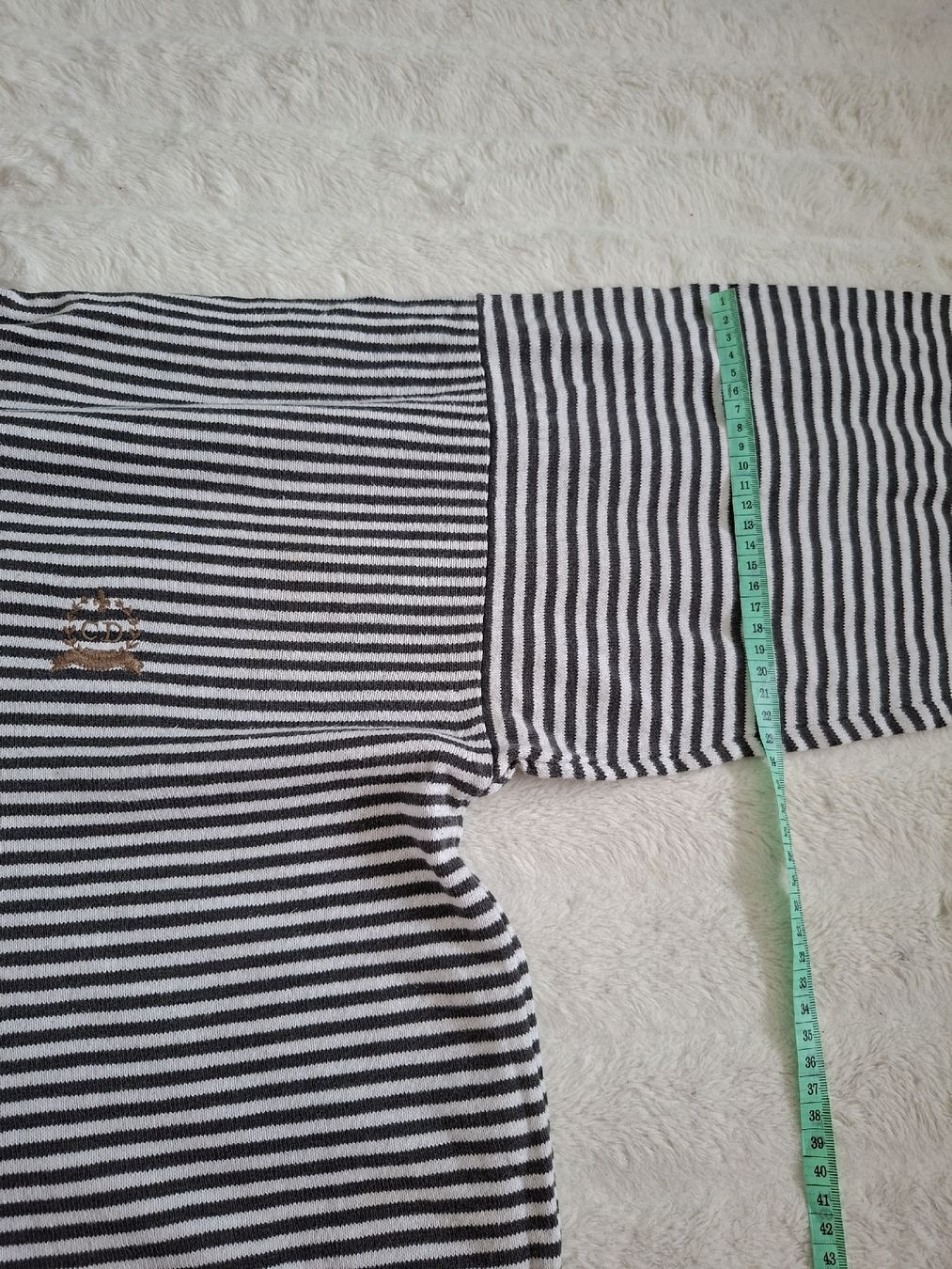 Dior Maglioni & Felpe: Pull à col roulé Christian Dior rayé, M, 100% coton – Usato da Renens VD venduto da ser_j2fn 6