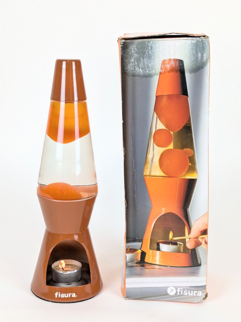 Lampade: FISURA Lavalampe Farbe Orange – Usato da Thun venduto da Restwert_Thun