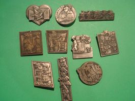 Plaketten Silber 1961 - 1970