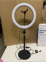 LogiLink LED Ring Light Vlogging Kit neuwertig