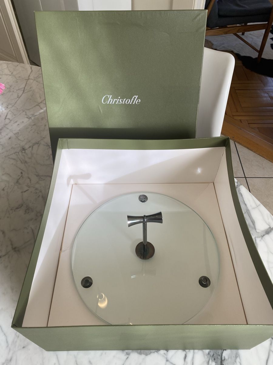 Christofle Piatti di portata: CHRISTOFLE - Plat à fromage – Nuovo (secondo la descrizione) da Genève venduto da Oscar-111
