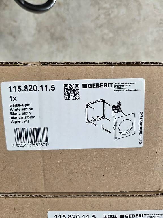 WC: Geberit Basic Urinalsteuerung pneumatischer Spülauslösung – Usato da Oberbüren venduto da GrowSystemAG 1