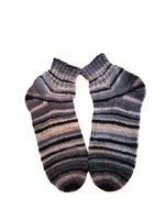 Kurzrohrsocken, Sneakersocken, handgestrickt, Grösse 40/41