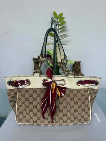 Gucci Positano Scarf Tote guter Zustand