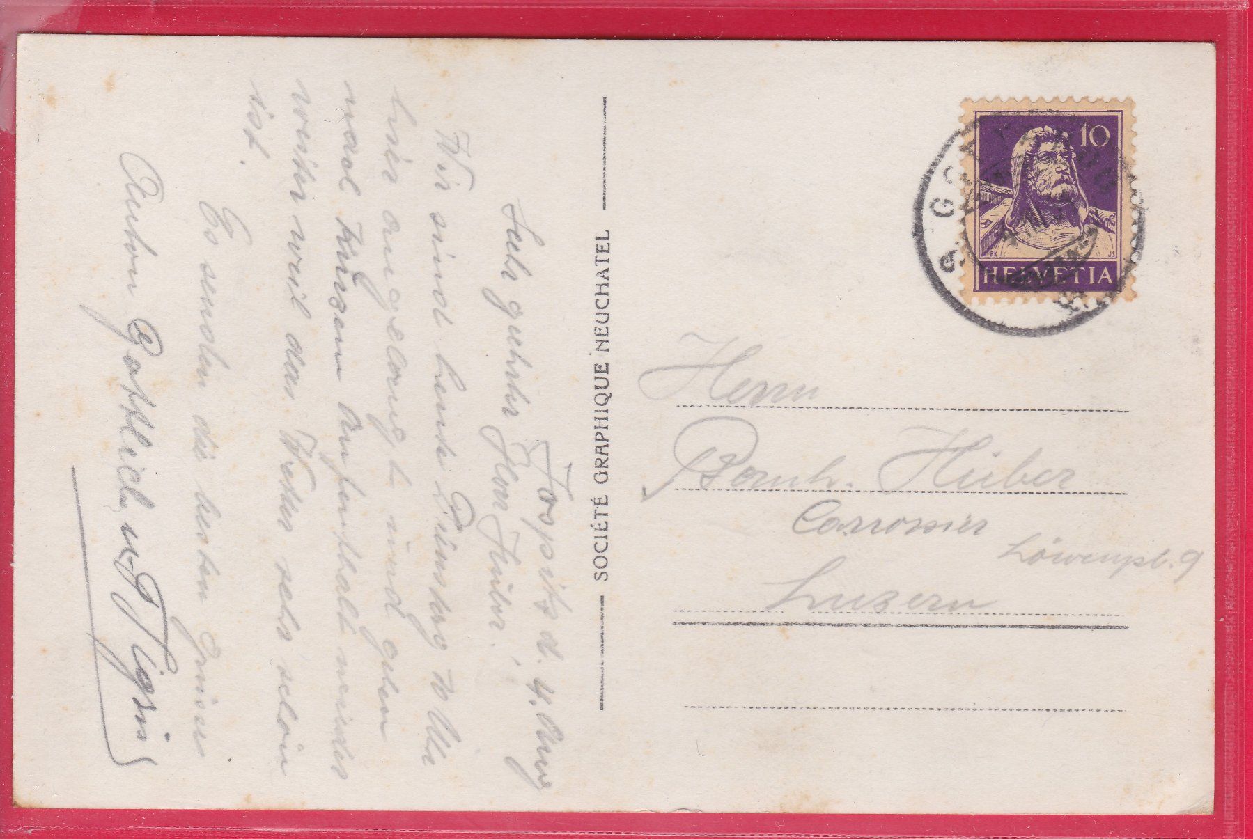 Cartoline postali: VAL TREMOLA - GOTTHARDSTRASSE, 4.8.1931 – Usato da Oberrieden venduto da Gebirgsstelze 1