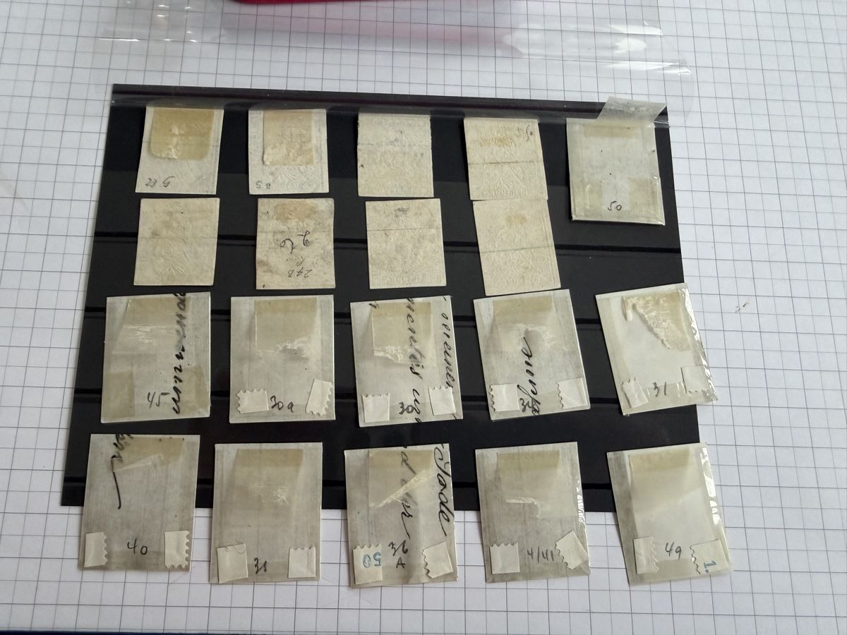 Alle Briefmarken: 19 verschiedene Strubel – Gebraucht aus Murgenthal von Tina_4055 1