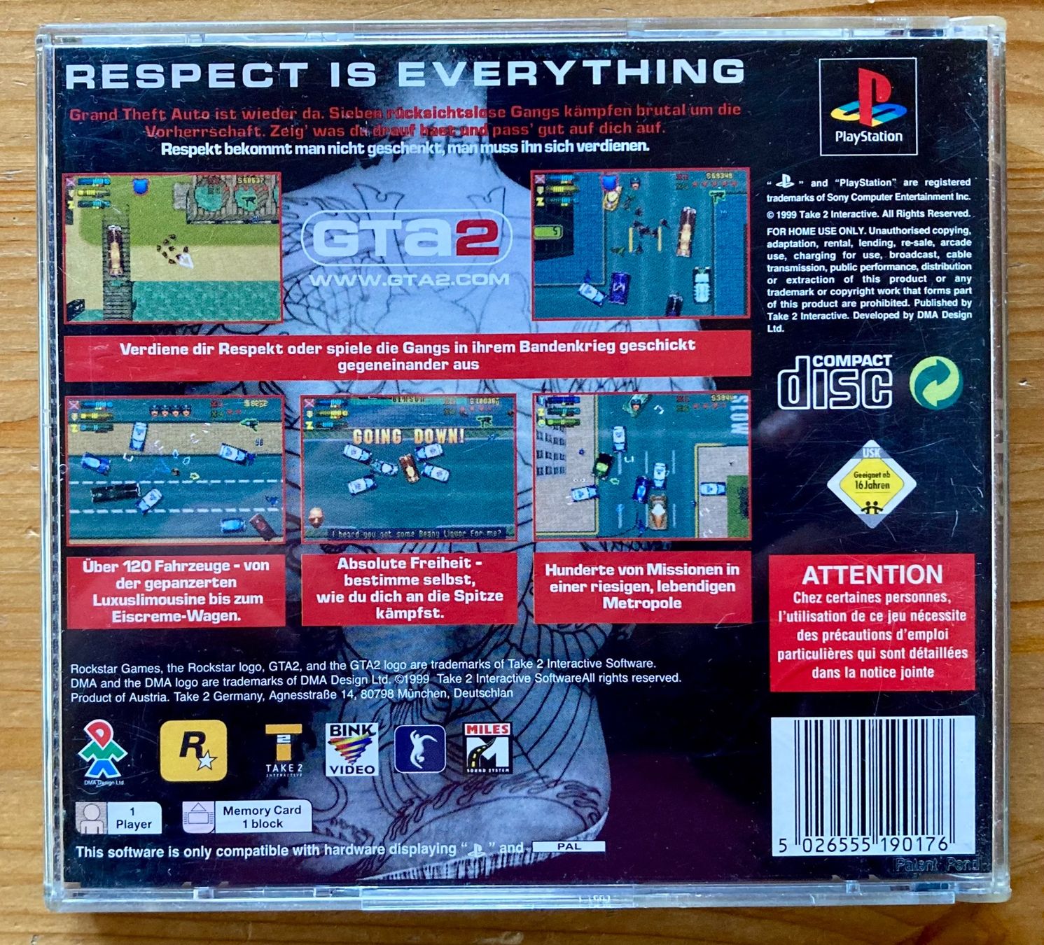 Sony Giochi: GTA Grand Theft Auto 2 - PS1 – Usato da Zürich venduto da Djmotionch 3