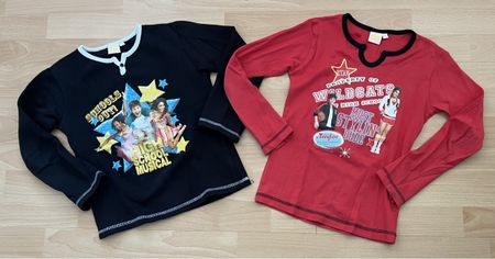 2x coole High School Musical Langarm Shirts Gr. 122/128