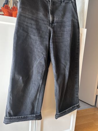 COS Wide Leg Jeans baggy Zara Massimo H&M Grau Gr 29,m Y2K