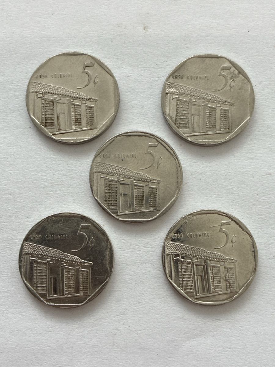 Tutti le monete: Nr. 52: 5 x 10 Centavos, Kuba, 2000 – Usato da Burgdorf venduto da Yakari5165